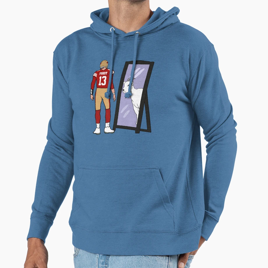 BP Mirror Goat Hoodie - Trendy Graphic Unisex - T-Shirt, Sweatshirt, Hoodie
