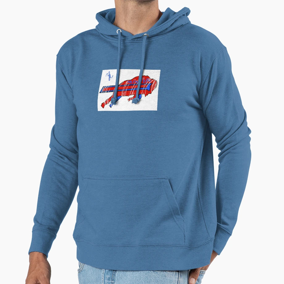 Bills Logo Hoodie - Trendy Graphic for Adults - T-Shirt, Sweatshirt, Hoodie