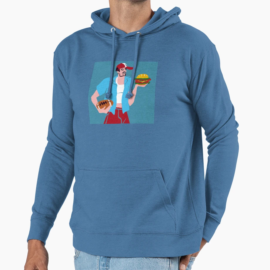 American Hoodie - Trendy Graphic Unisex - T-Shirt, Sweatshirt, Hoodie