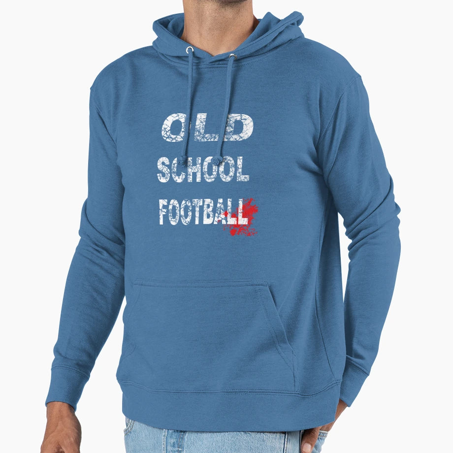 Old School Football Hoodie - Trendy Graphic Men Women - T-Shirt, Sweatshirt, Hoodie
