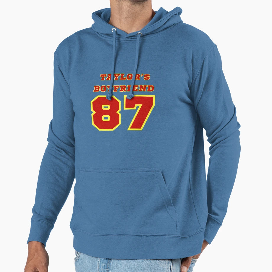 Taylors Boyfriend TK 87 Kansas City Hoodie - Aesthetic Graphic for Adults - T-Shirt, Sweatshirt, Hoodie