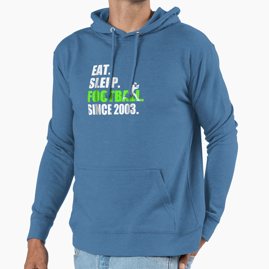 Sleep Since 2003 15Th Birthday Gift Hoodie - Custom Art Print for Adults - T-Shirt, Sweatshirt, Hoodie