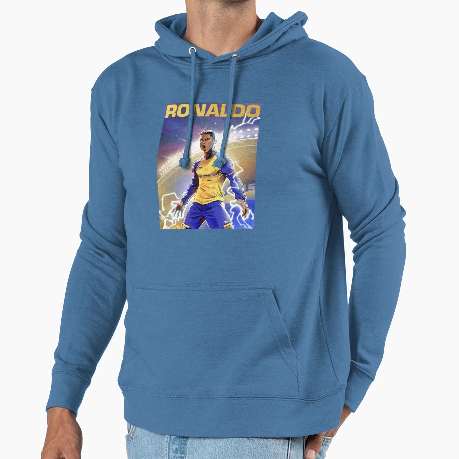 Ronaldo Al Nassr Football Club Hoodie - Casual Everyday Wear Men Women - T-Shirt, Sweatshirt, Hoodie