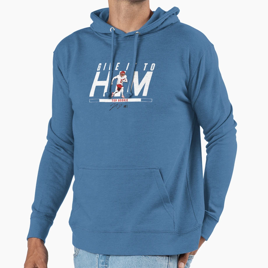 Jahan Dotson Hoodie - Trendy Graphic Unisex - T-Shirt, Sweatshirt, Hoodie