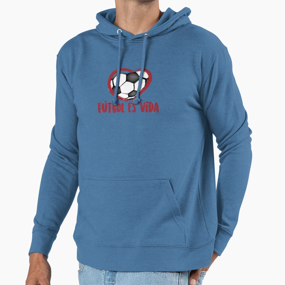 F Tbol Es Vida Hoodie - Unique Graphic Men Women - T-Shirt, Sweatshirt, Hoodie