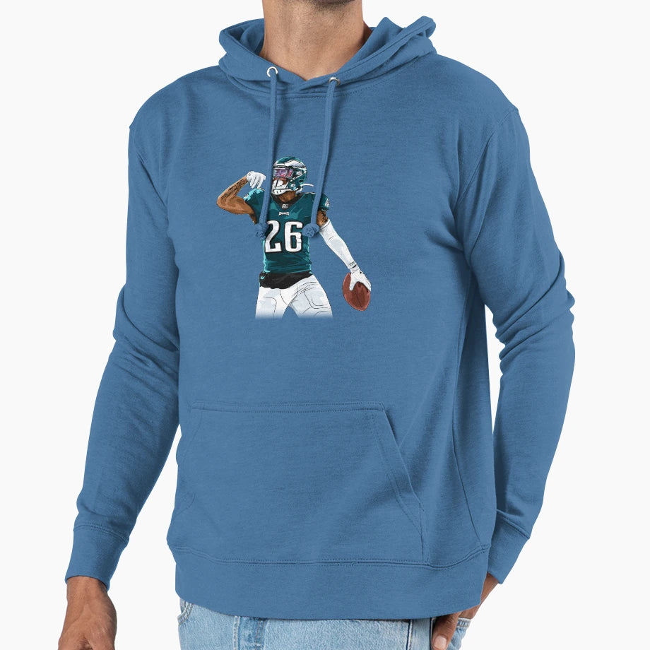 Miles Sanders Hoodie - Aesthetic Graphic Unisex - T-Shirt, Sweatshirt, Hoodie