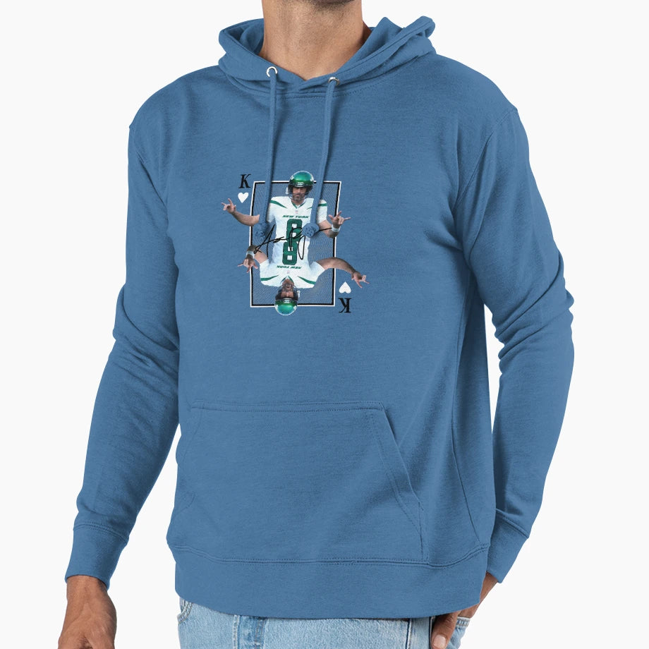 Aaron Rodgersking Card Hoodie - Aesthetic Graphic for Adults - T-Shirt, Sweatshirt, Hoodie