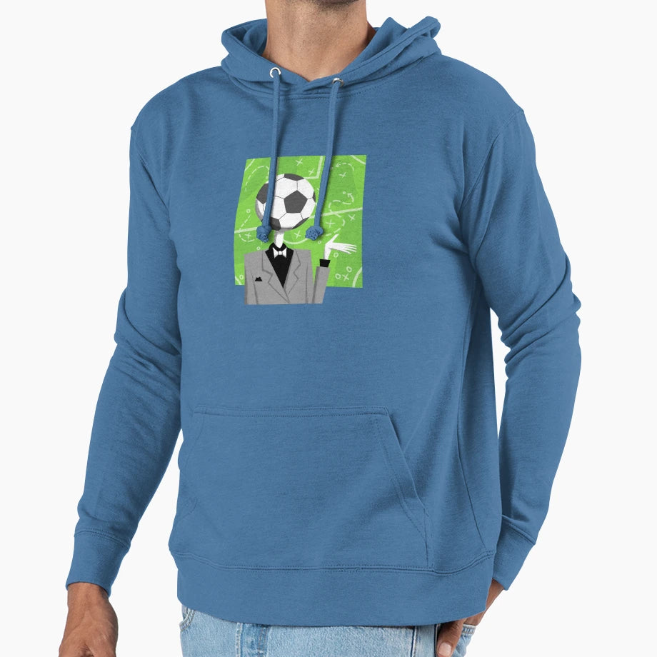 Football Head Hoodie - Casual Everyday Wear for Adults - T-Shirt, Sweatshirt, Hoodie