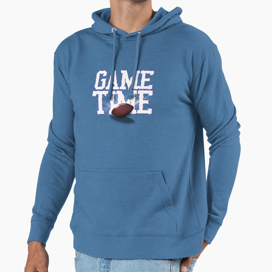 Game Time Hoodie - Minimalist Print for Adults - T-Shirt, Sweatshirt, Hoodie