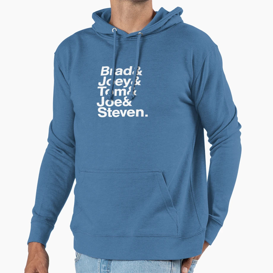 Brad Joey Tom Joe And Steven Hoodie - Streetwear Style Unisex - T-Shirt, Sweatshirt, Hoodie