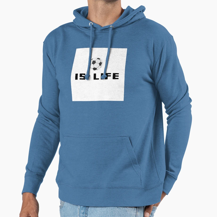 Soccer Is Life Football Lover T-Shirt - Casual Everyday Wear for Adults - T-Shirt, Sweatshirt, Hoodie