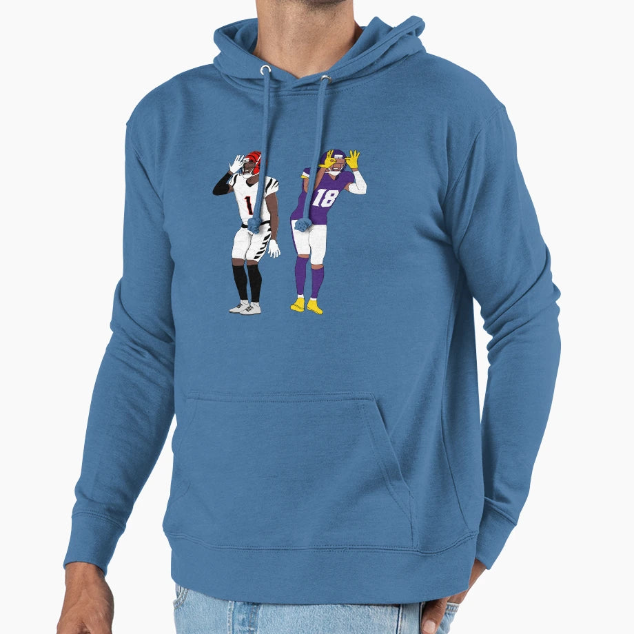 Griddy Duo Hoodie - Graphic Print Men Women - T-Shirt, Sweatshirt, Hoodie