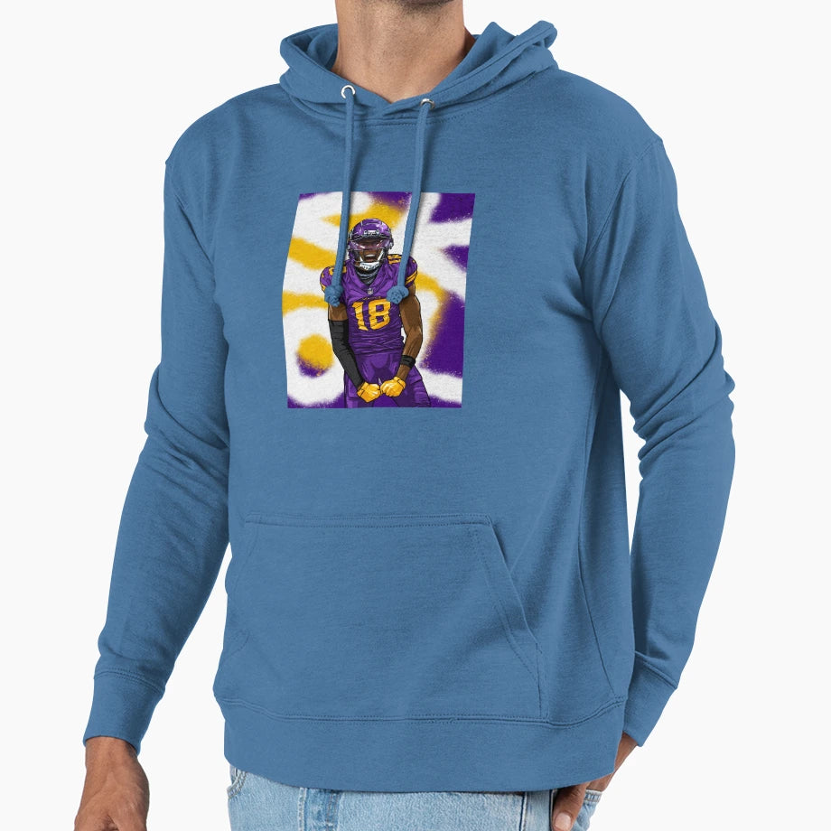 JJ Vikings Skol Hoodie - Fun Novelty Design Men Women - T-Shirt, Sweatshirt, Hoodie