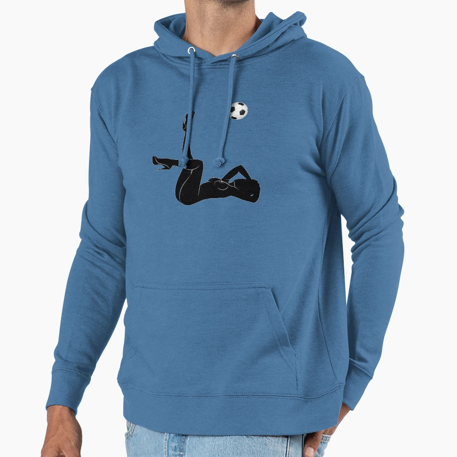 Soccer Hoodie - Fun Novelty Design for Adults - T-Shirt, Sweatshirt, Hoodie