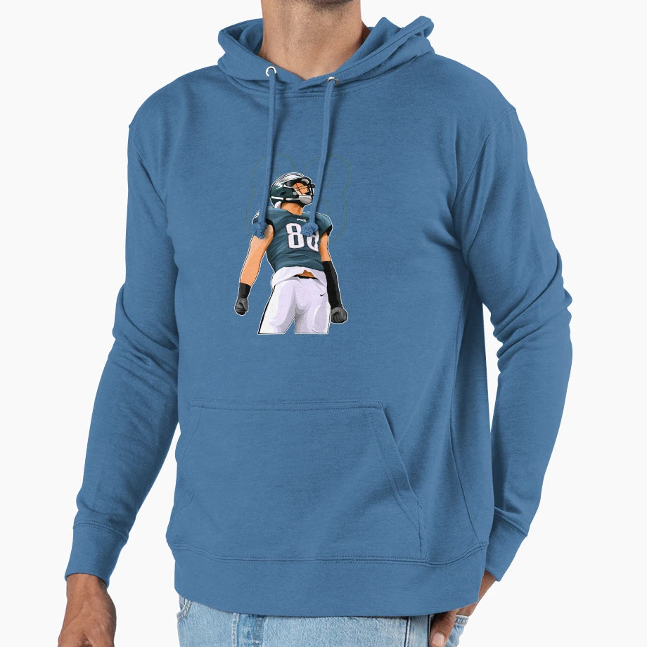 Dallas Goedert Philadelphia 88 Number Hoodie - Custom Art Print Unisex - T-Shirt, Sweatshirt, Hoodie
