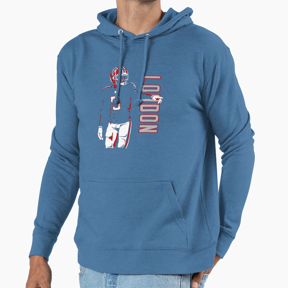 Drake London 5 Atlanta Football Hoodie - Streetwear Style for Adults - T-Shirt, Sweatshirt, Hoodie