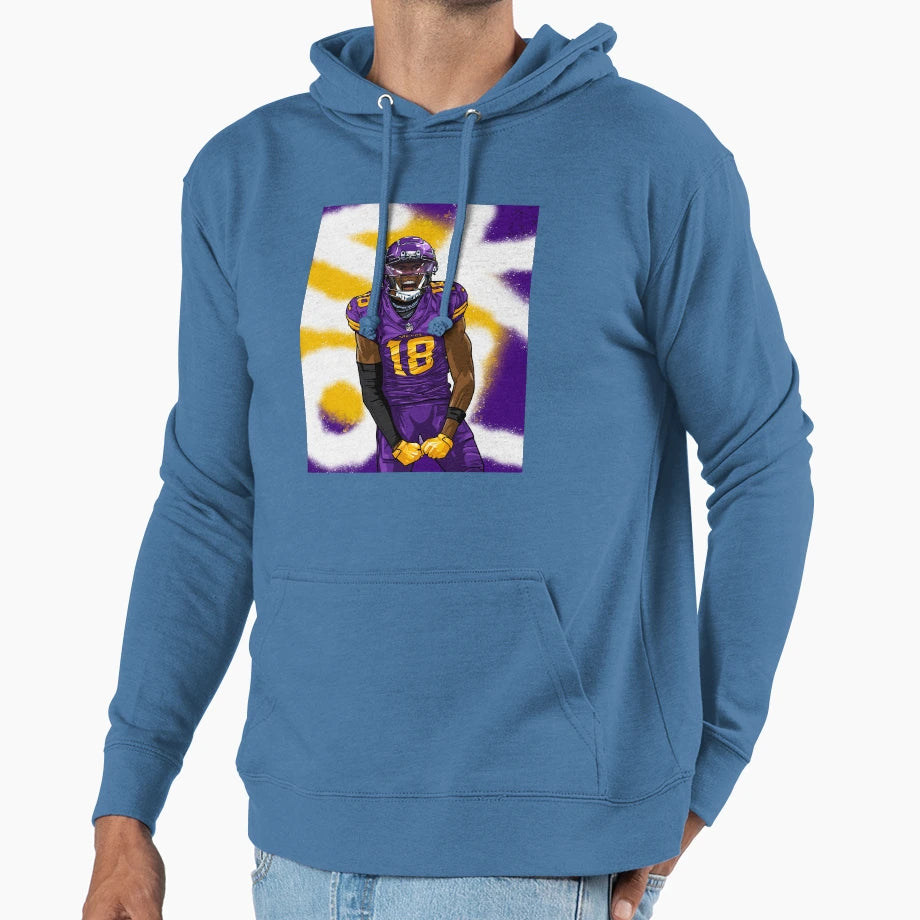 JJ Vikings Skol Hoodie - Aesthetic Graphic for Adults - T-Shirt, Sweatshirt, Hoodie