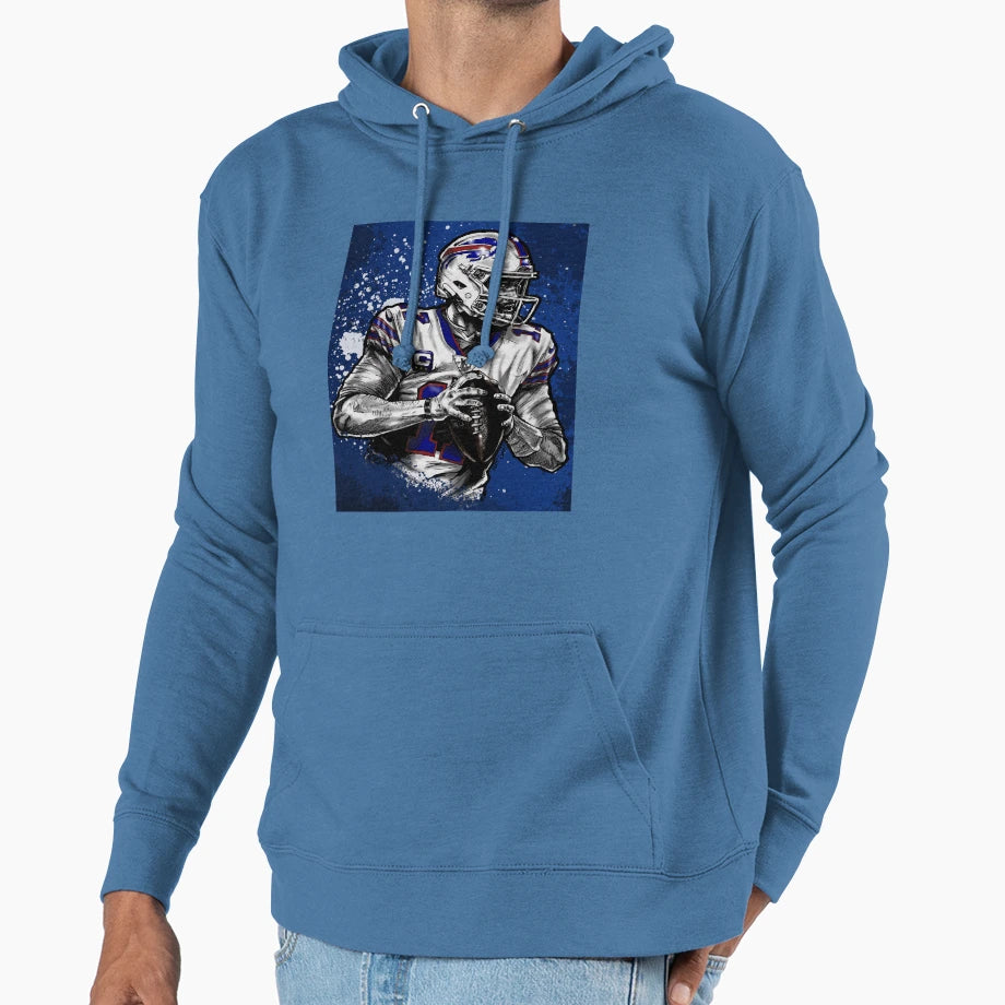 Qb Ready To Throw Full Hoodie - Fun Novelty Design Unisex - T-Shirt, Sweatshirt, Hoodie