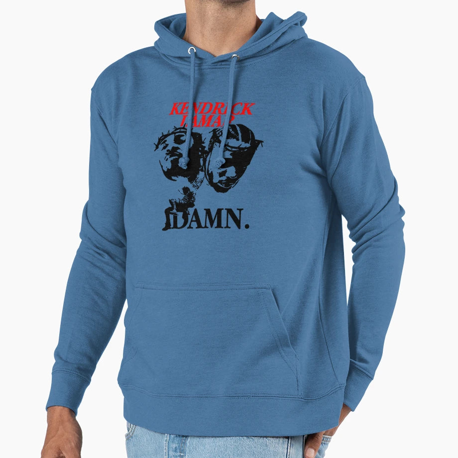 Retroism Kendrick Lamar Silhouette Head Hoodie - Novelty Apparel Unisex - T-Shirt, Sweatshirt, Hoodie