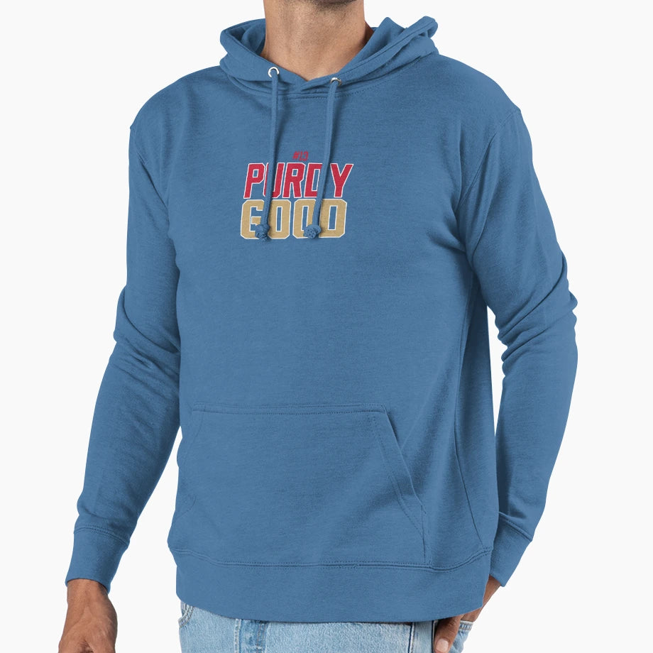 Purdy Good 13 Hoodie - Minimalist Print Unisex - T-Shirt, Sweatshirt, Hoodie