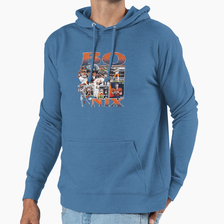 Bo Custom Nix Denver Hoodie - Minimalist Print Men Women - T-Shirt, Sweatshirt, Hoodie