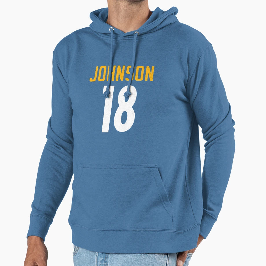 Diontae Johnson Jersey 18 Hoodie - Fun Novelty Design Men Women - T-Shirt, Sweatshirt, Hoodie