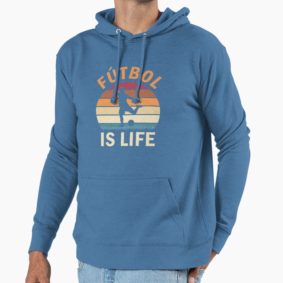 F Tbol Is Life Football And Soccer Lover Hoodie - Graphic Print Unisex - T-Shirt, Sweatshirt, Hoodie