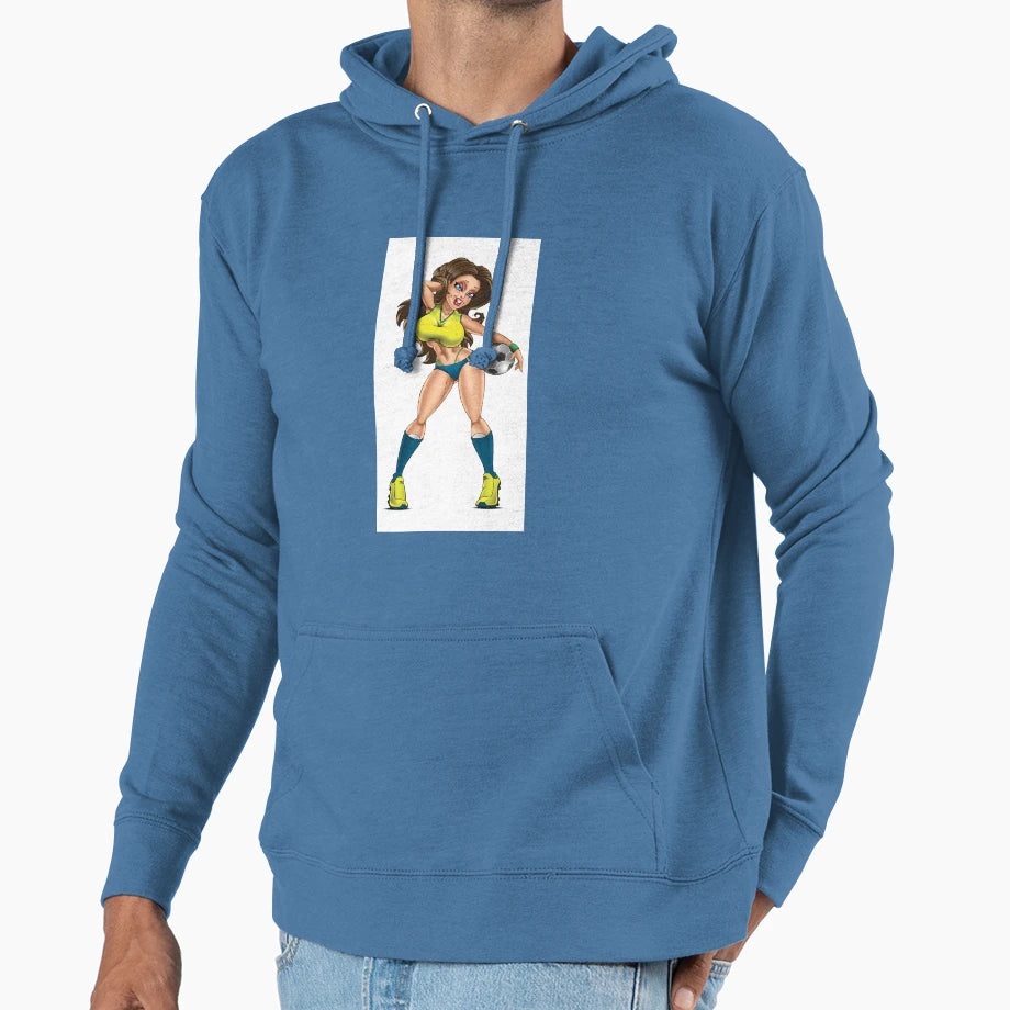 Sexy Brazilian Football Hoodie - Casual Everyday Wear Unisex - T-Shirt, Sweatshirt, Hoodie