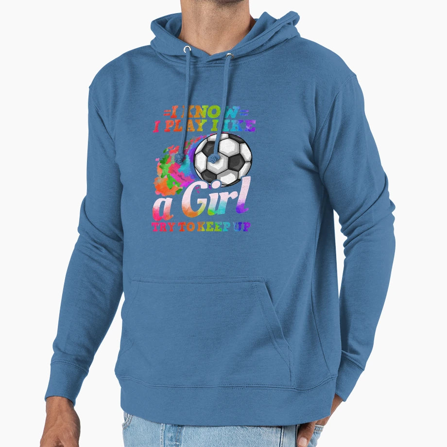 Soccer Sports Soccer Player Hoodie - Graphic Print Unisex - T-Shirt, Sweatshirt, Hoodie