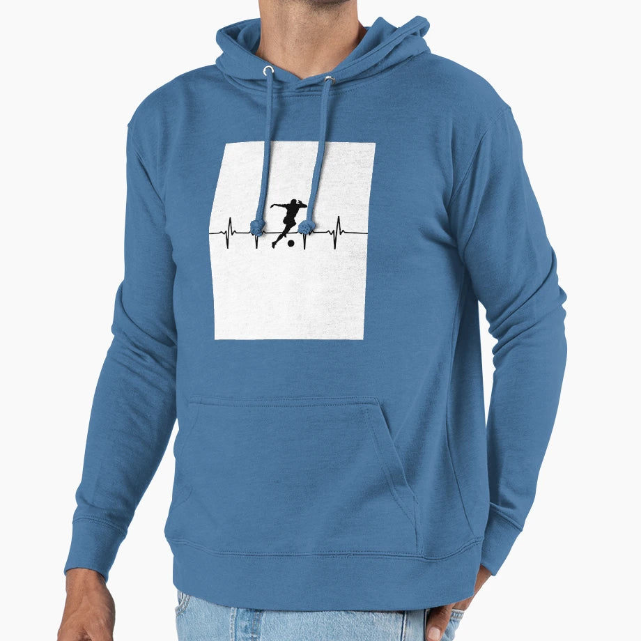 Soccer Hoodie - Fun Novelty Design Unisex - T-Shirt, Sweatshirt, Hoodie