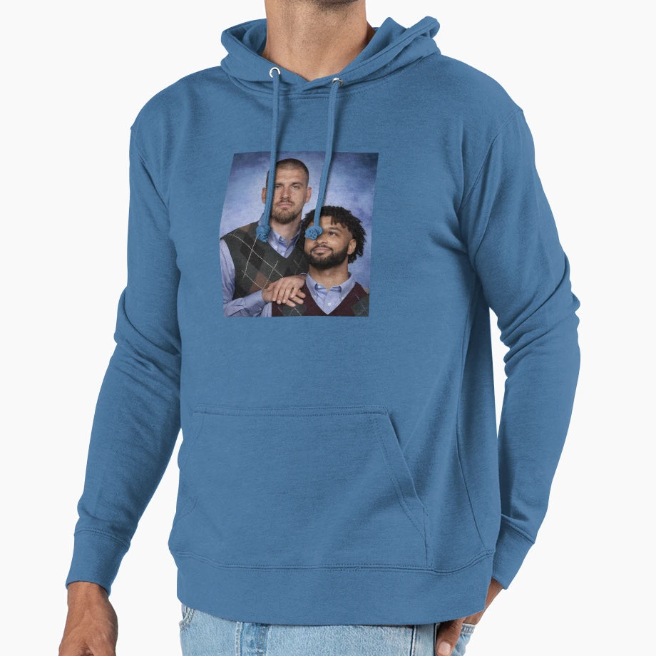 Nikola Jokic Jamal Murray Step Brothers Hoodie - Novelty Apparel Men Women - T-Shirt, Sweatshirt, Hoodie