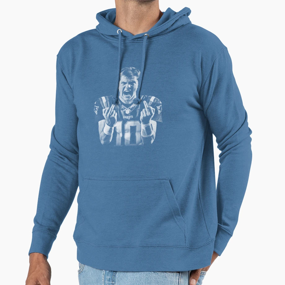 Drake Maye Silhouette Hoodie - Aesthetic Graphic Men Women - T-Shirt, Sweatshirt, Hoodie
