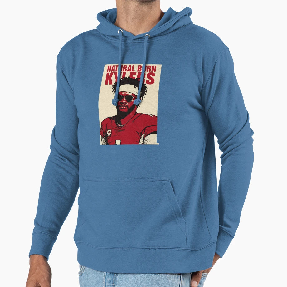 Natural Born Killer Kyler Murray Hoodie - Minimalist Print Men Women - T-Shirt, Sweatshirt, Hoodie