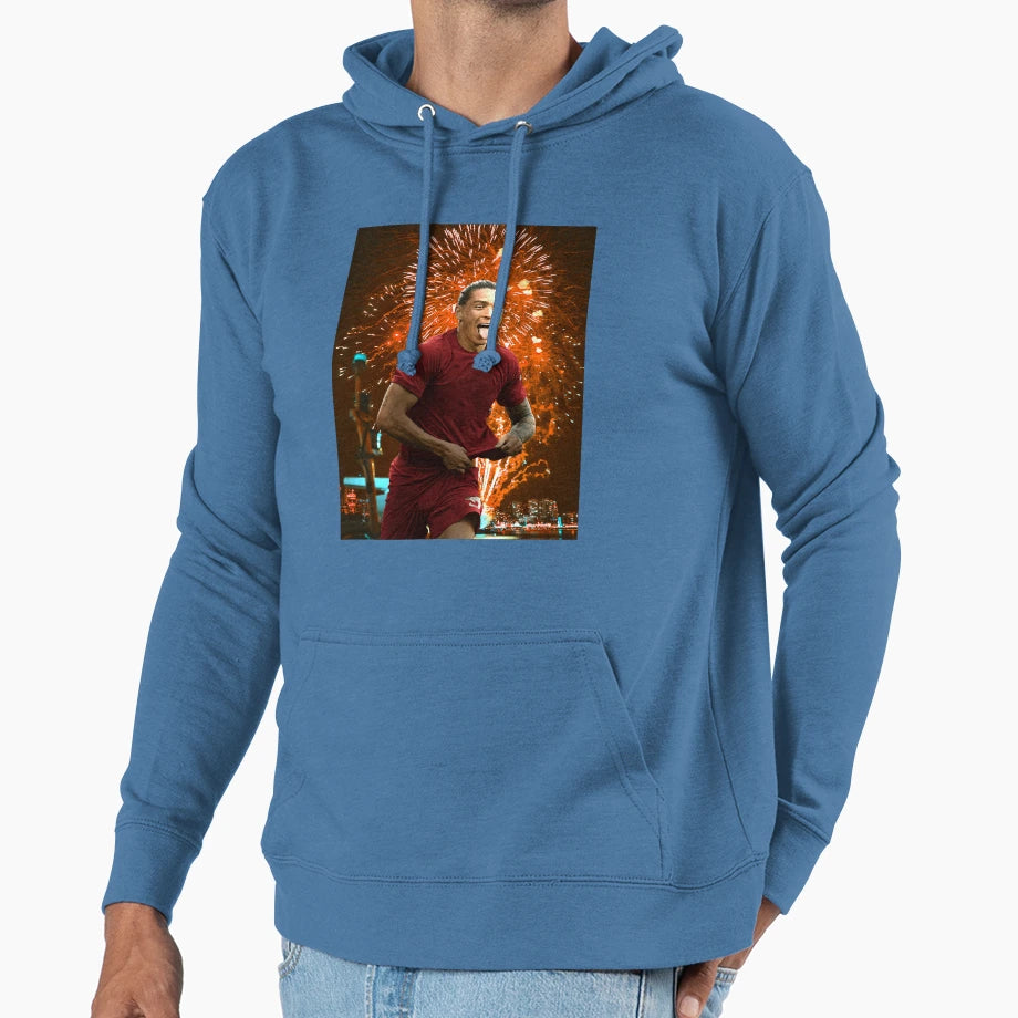Darwin Nunez Explosion Hoodie - Aesthetic Graphic for Adults - T-Shirt, Sweatshirt, Hoodie