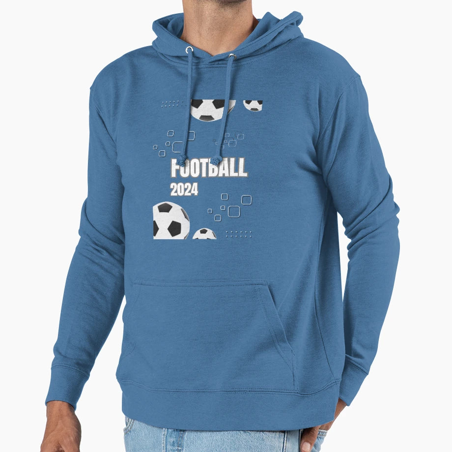 Football 2024 Hoodie - Custom Art Print Men Women - T-Shirt, Sweatshirt, Hoodie