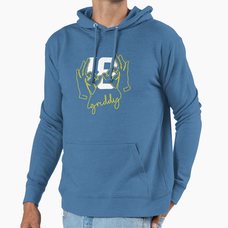 JJ Griddy Hoodie - Custom Art Print for Adults - T-Shirt, Sweatshirt, Hoodie