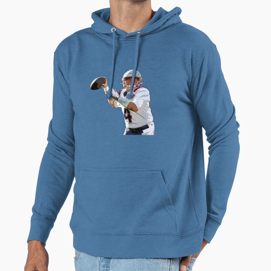 Bailey Zappe Hoodie - Trendy Graphic Unisex - T-Shirt, Sweatshirt, Hoodie