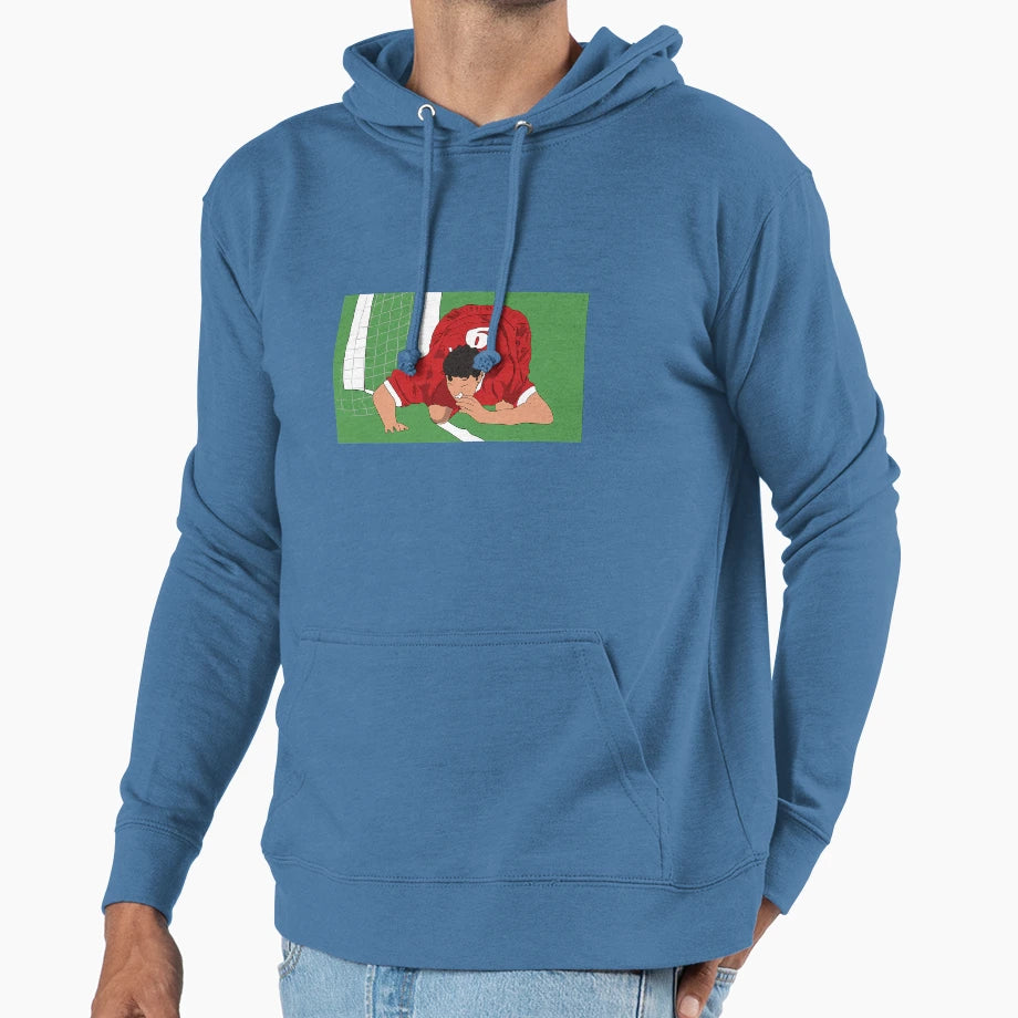 Robbie Fowler 90S Celebration Hoodie - Aesthetic Graphic Unisex - T-Shirt, Sweatshirt, Hoodie