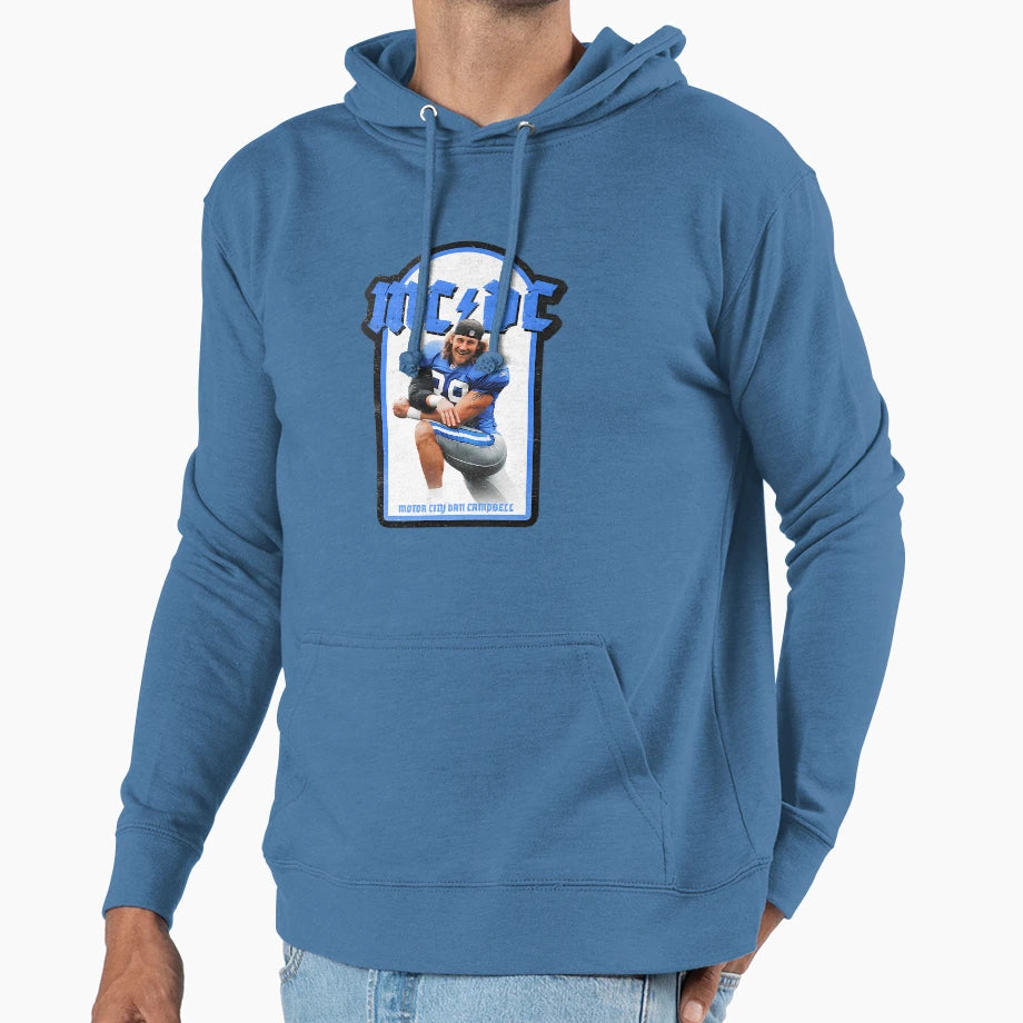 Detroit Lions Mcdc Dan Campbell Hoodie - Novelty Apparel for Adults - T-Shirt, Sweatshirt, Hoodie