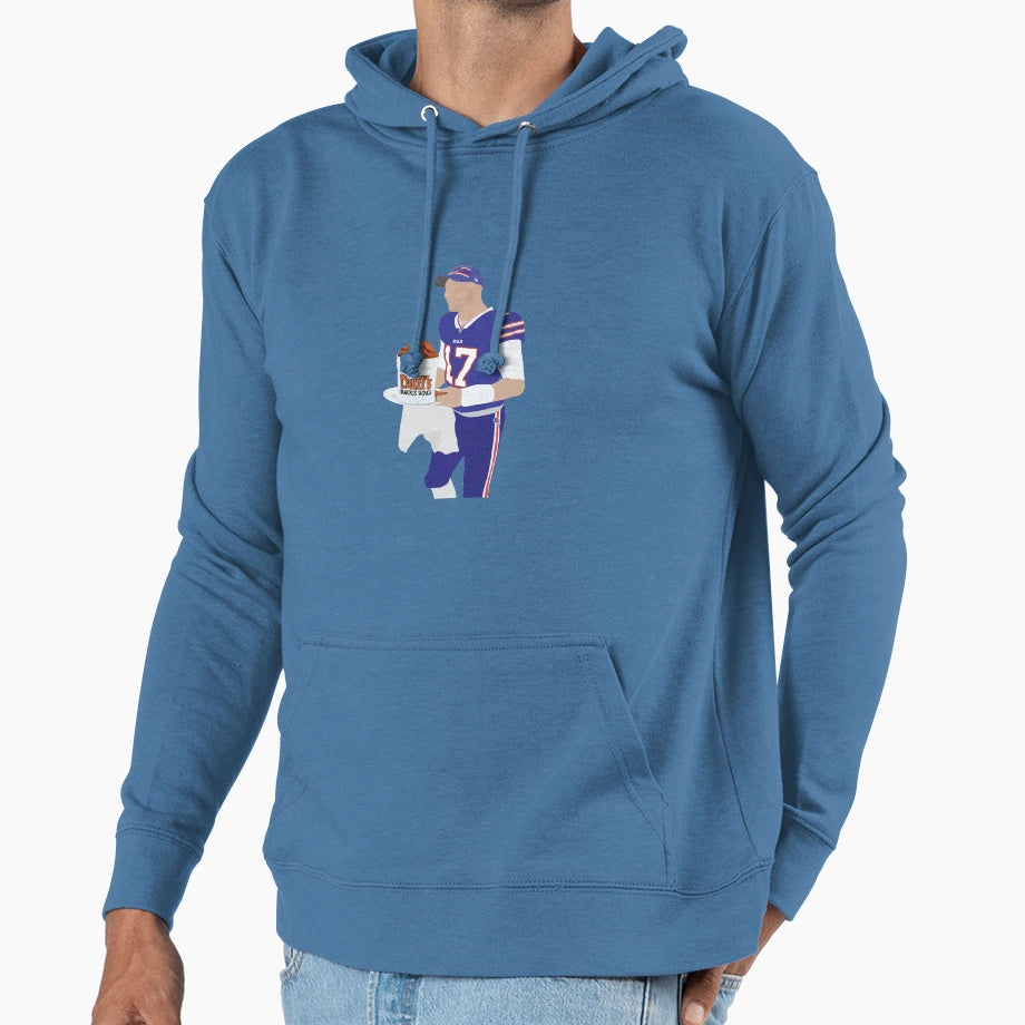JA Buffalo Bills Duffs Chicken Wings Hoodie - Novelty Apparel for Adults - T-Shirt, Sweatshirt, Hoodie