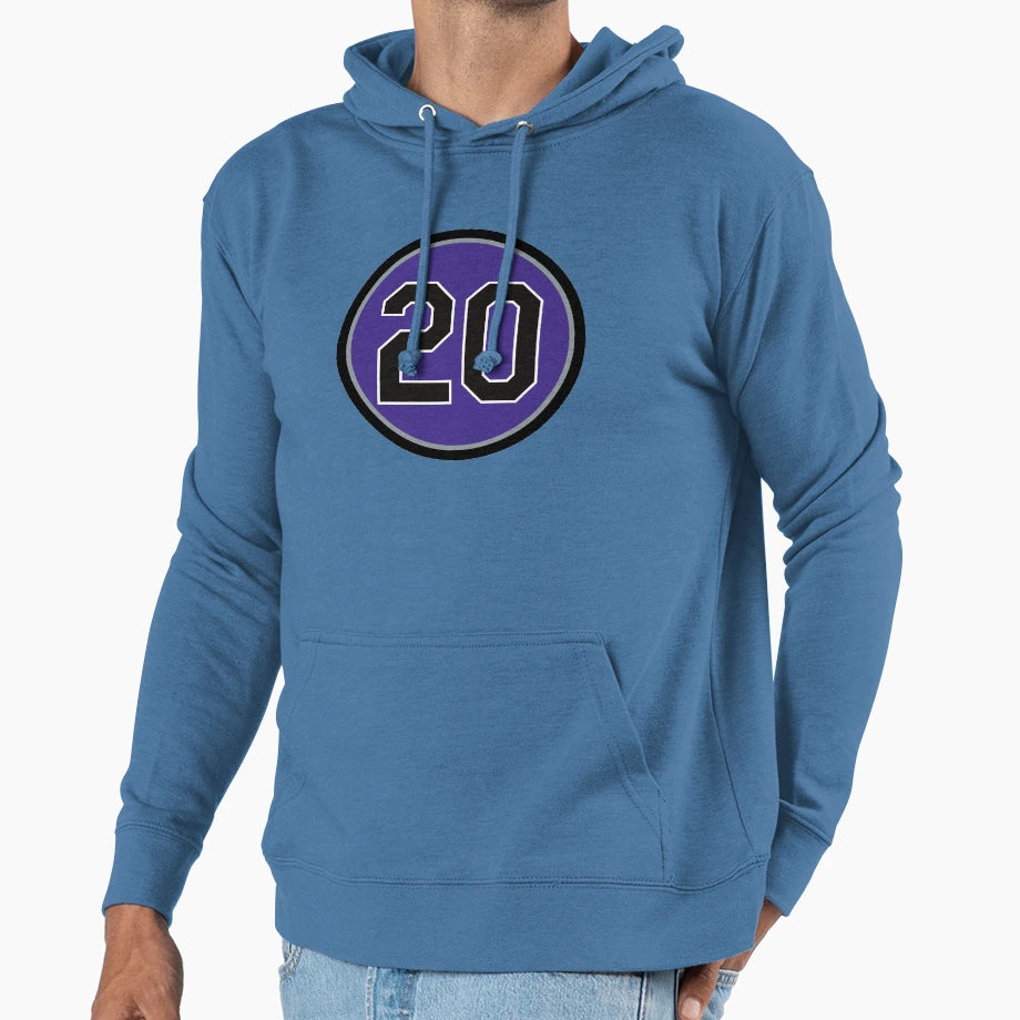 Ian Desmond 20 Jersey Number Hoodie - Fun Novelty Design Men Women - T-Shirt, Sweatshirt, Hoodie