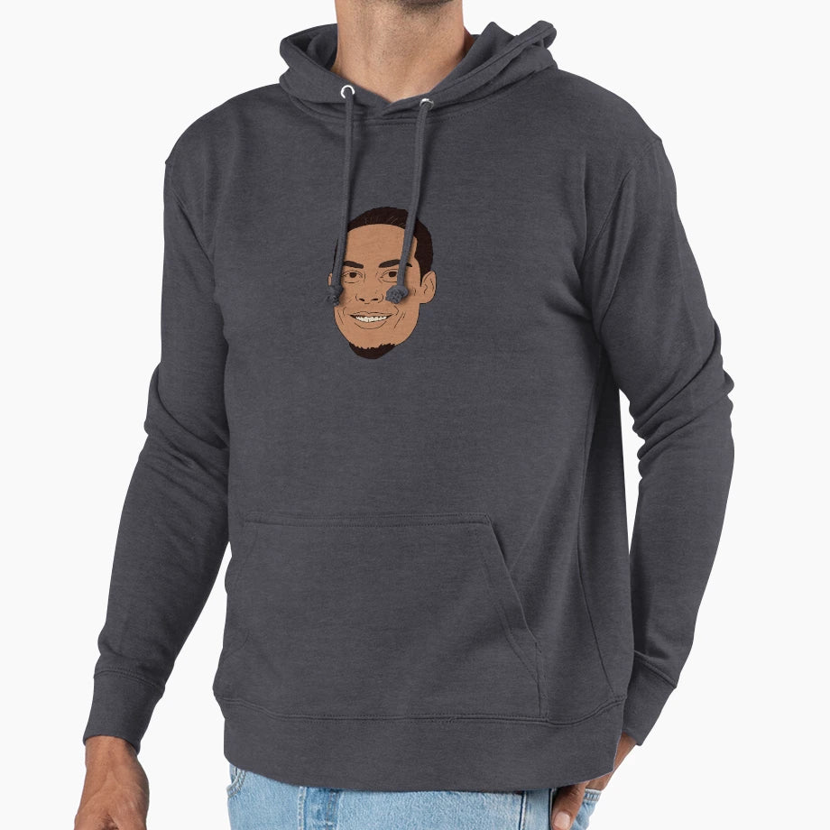 Liverpool Virgil Van Dijk Hoodie - Unique Graphic for Adults - T-Shirt, Sweatshirt, Hoodie