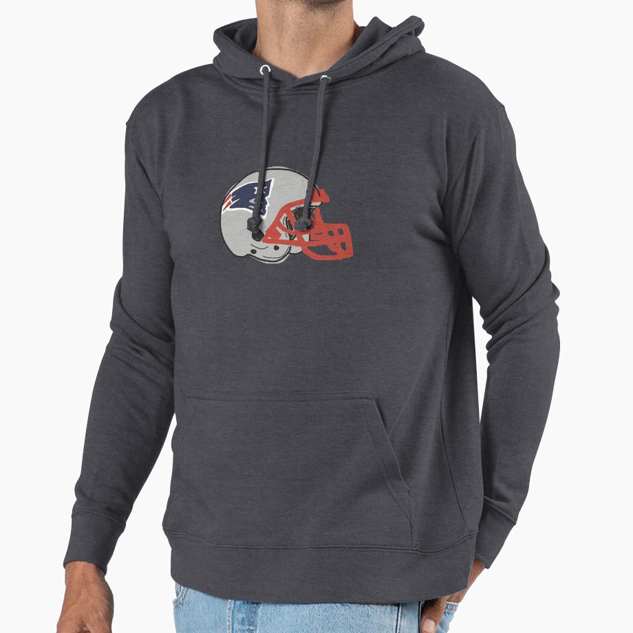 Patriots Helmet Hoodie - Trendy Graphic Unisex - T-Shirt, Sweatshirt, Hoodie