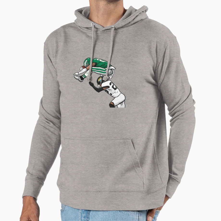 SB Backwards Jump Hoodie - Minimalist Print Men Women - T-Shirt, Sweatshirt, Hoodie