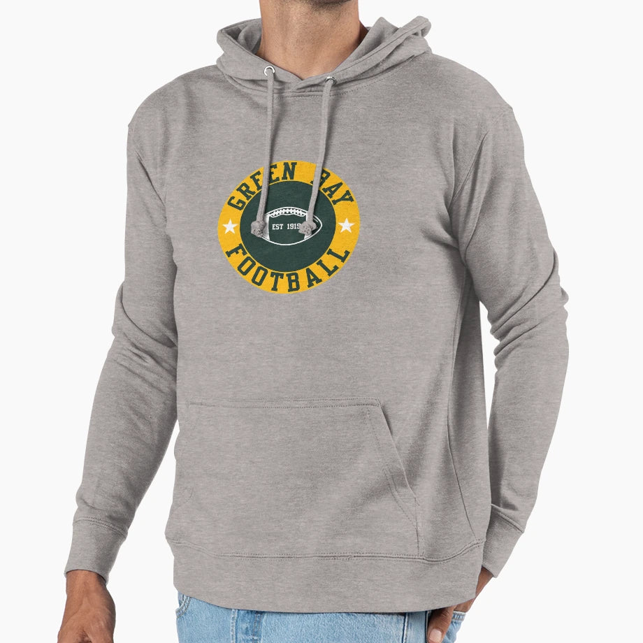 Green Bay Football Hoodie - Graphic Print Men Women - T-Shirt, Sweatshirt, Hoodie