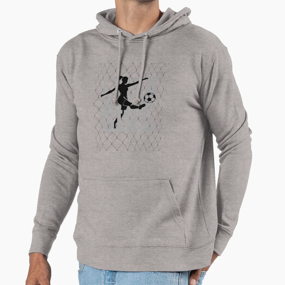 I Love Soccer Hoodie - Casual Everyday Wear Men Women - T-Shirt, Sweatshirt, Hoodie