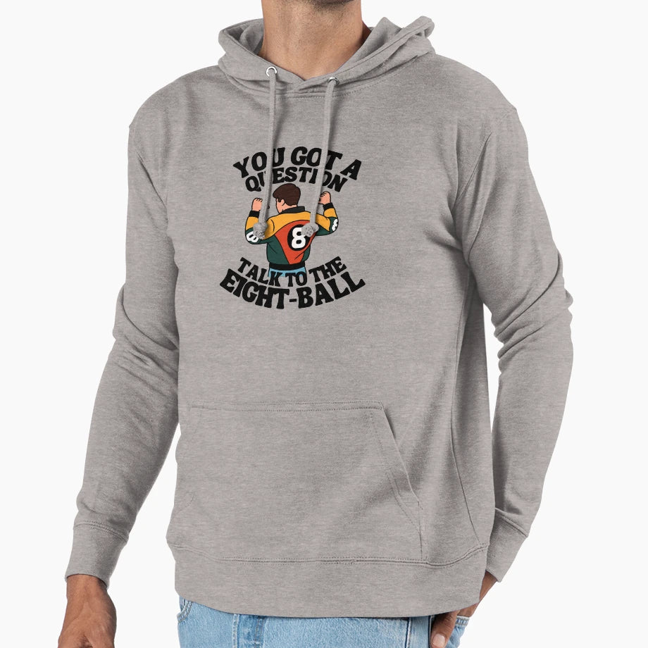 Puddy And His 8 Ball Jacket Hoodie - Casual Everyday Wear Unisex - T-Shirt, Sweatshirt, Hoodie