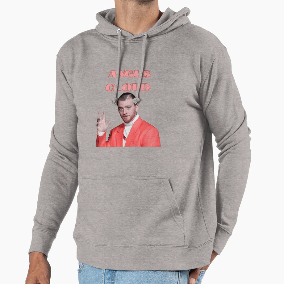 Angus Cloud Fezco Bright Pin Up Hoodie - Trendy Graphic Men Women - T-Shirt, Sweatshirt, Hoodie