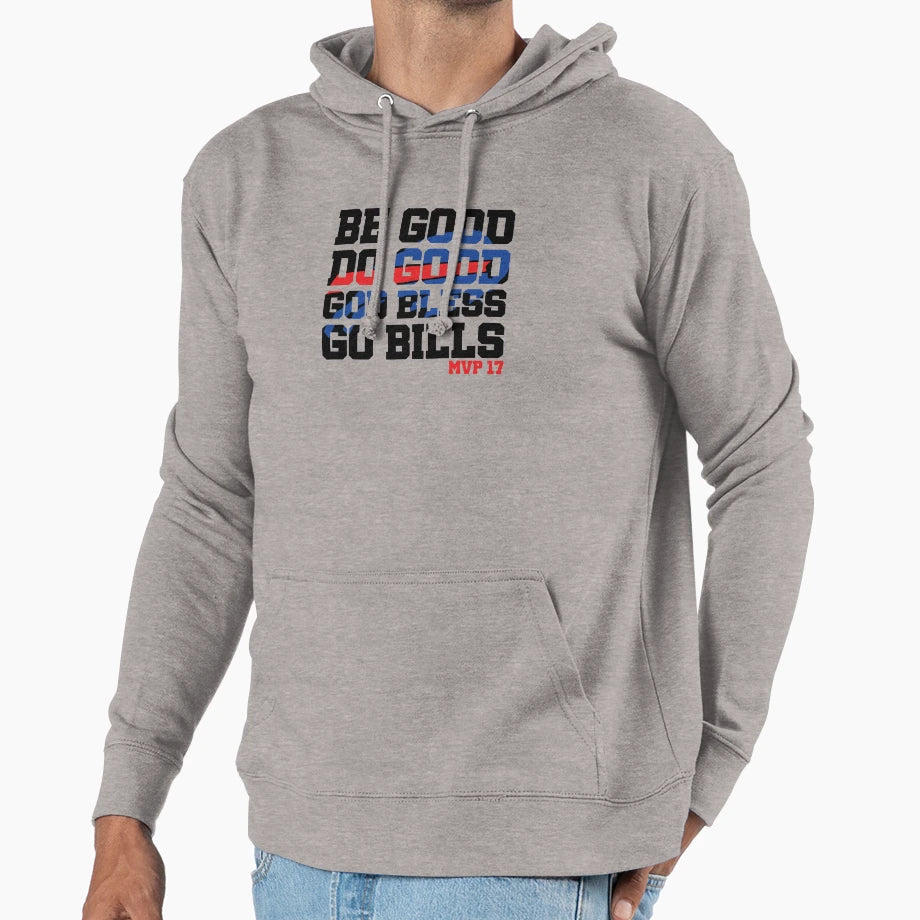 Be Good Do Good God Bless 17 2 Hoodie - Minimalist Print Unisex - T-Shirt, Sweatshirt, Hoodie