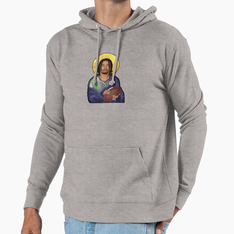 Saint Jaxon Smith Njigba Seattle Seahawks Hoodie - Trendy Graphic Men Women - T-Shirt, Sweatshirt, Hoodie